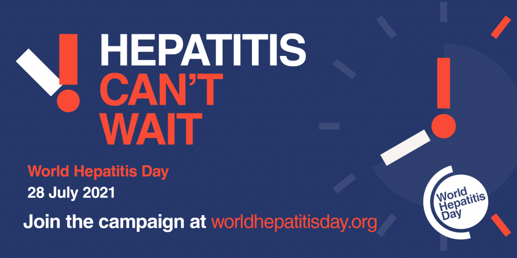 Hepatitis Can't wait awareness poster